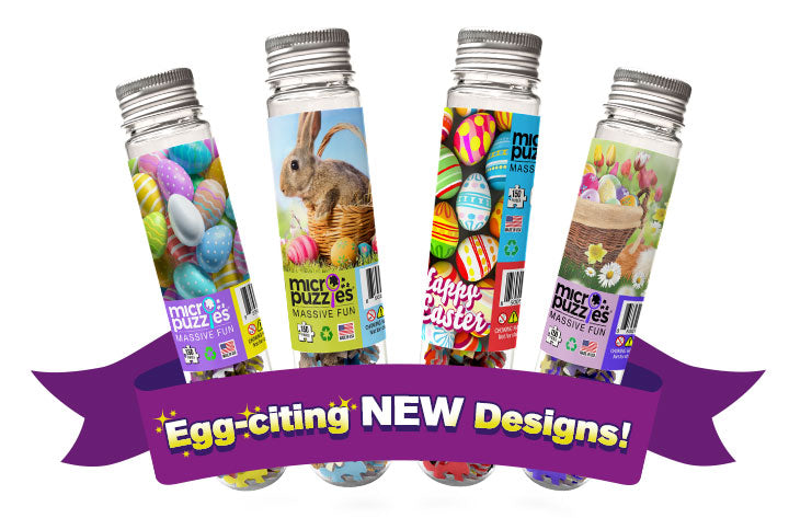 Egg-citing NEW MicroPuzzle Easter Designs Easter Bunny Eggs