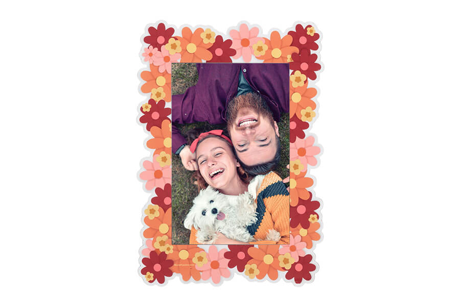 Fridge Frames - Flower Frame