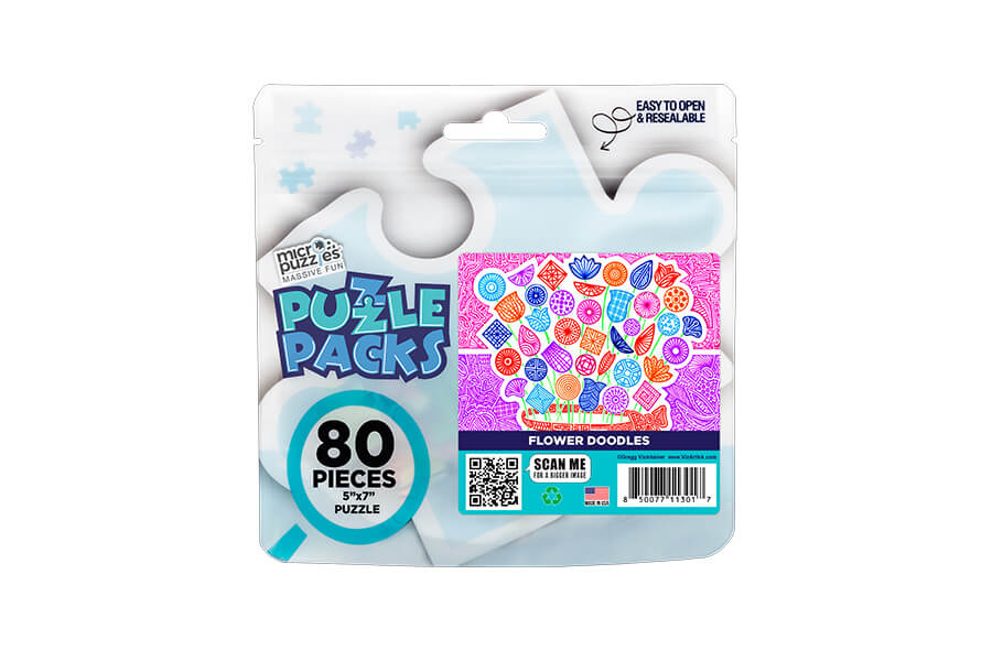 Visintainer Puzzle Packs - Gregg Visintainer - Flower Doodles — MicroPuzzles