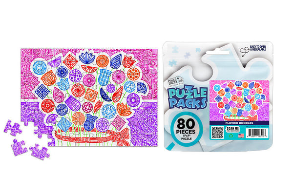 Puzzle Packs - Gregg Visintainer - Flower Doodles — MicroPuzzles