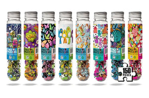 MicroPuzzles Mini Jigsaw Puzzles packed in test tubes. small tiny travel gift