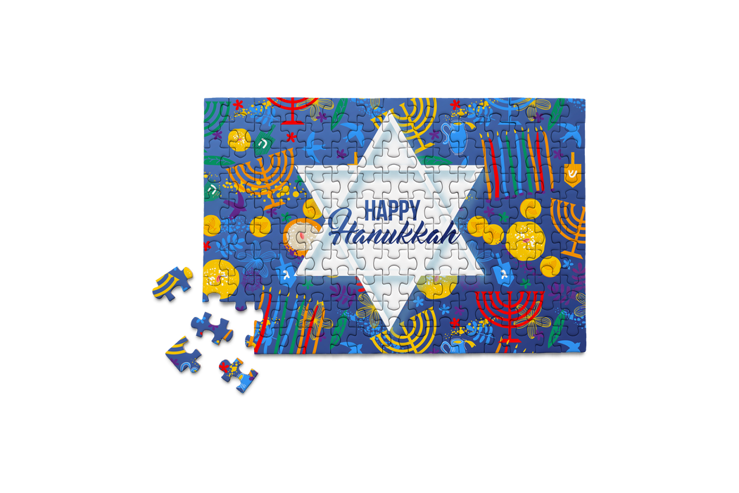 HANUKKAH COLLAGE Mini Jigsaw Puzzle