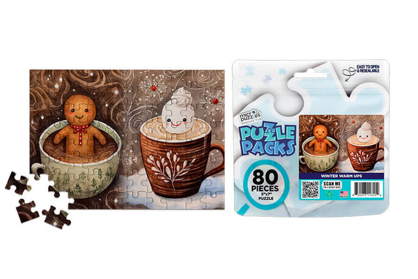 ほいっぷくりーむ  M〜L 30セット Puzzle Packs - Winter Warm Ups — MicroPuzzles