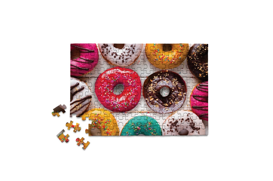 150 Mini Jigsaw Puzzle Micro MicroPuzzles variety of fresh donuts