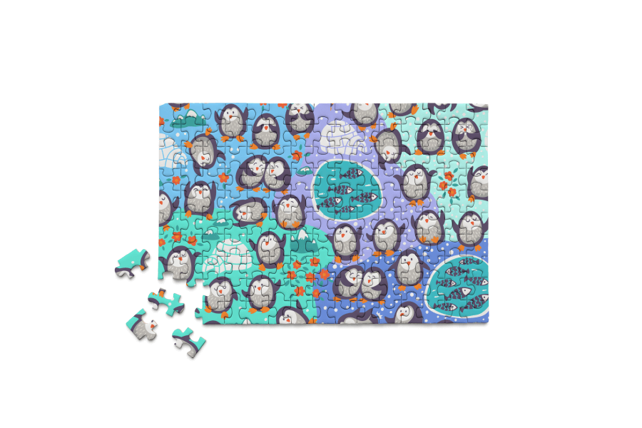 Penguins Mini Jigsaw Puzzle MicroPuzzle